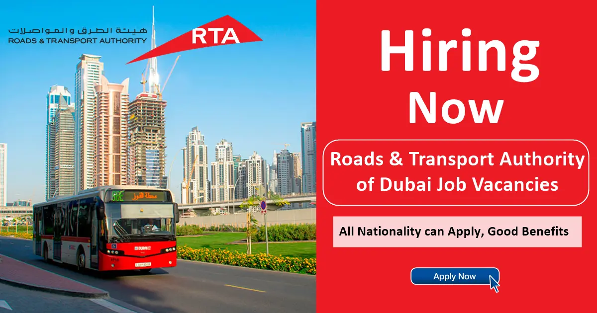 RTA Dubai Jobs