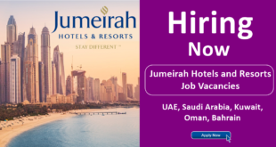 Jumeirah Hotels and Resorts Careers
