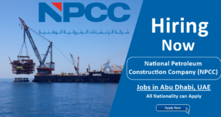 NPCC Abu Dhabi Vacancy